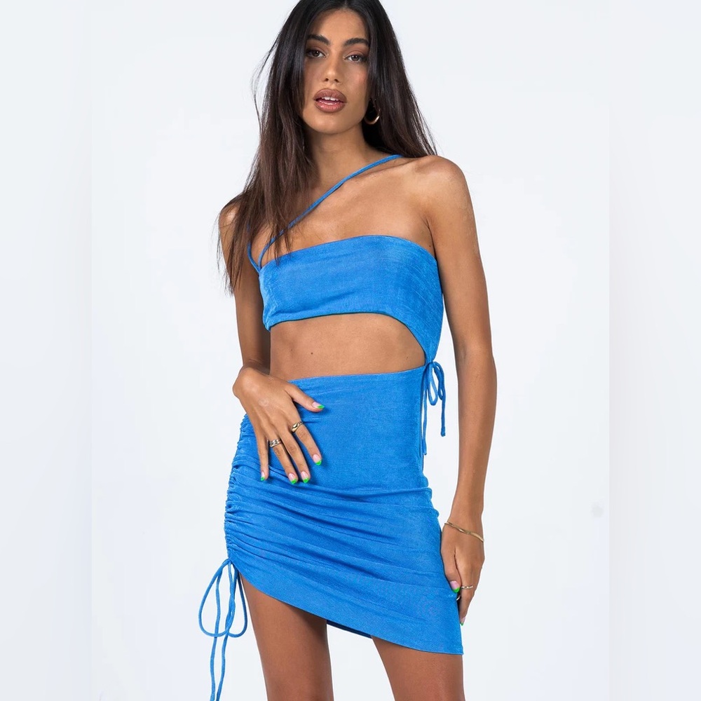 IMELDA MINI DRESS BLUE